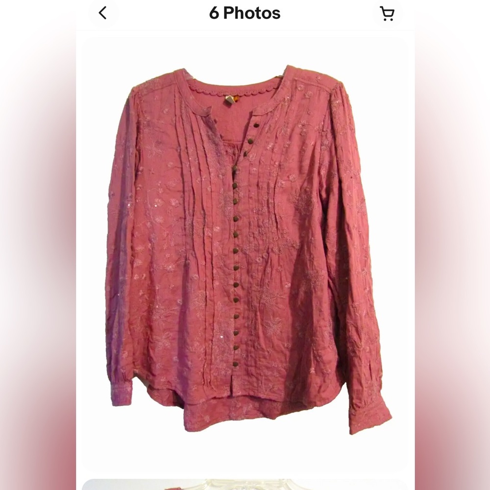 Anthropologie Pilcro button down shirt